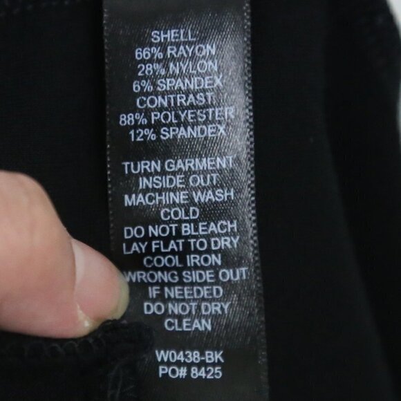 BETABRAND Straight Leg Classic Stretch Dress Pant Yoga in Black Sz Large Petite - Picture 4 of 6